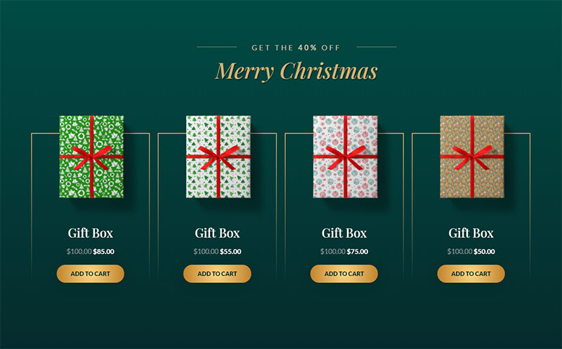 Christmas Sale Demo Green